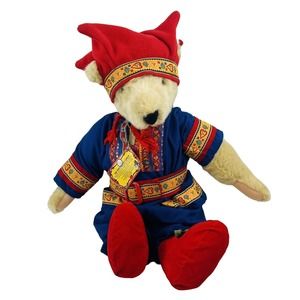 Santa's Workshop Cornelius Vanderbear Plush Bear‎ 20" North Pole NABCO 1993 Flaw